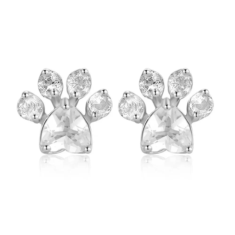 Paw Divine Quartz Earring