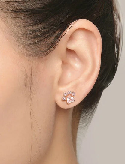 Paw Divine Quartz Earring