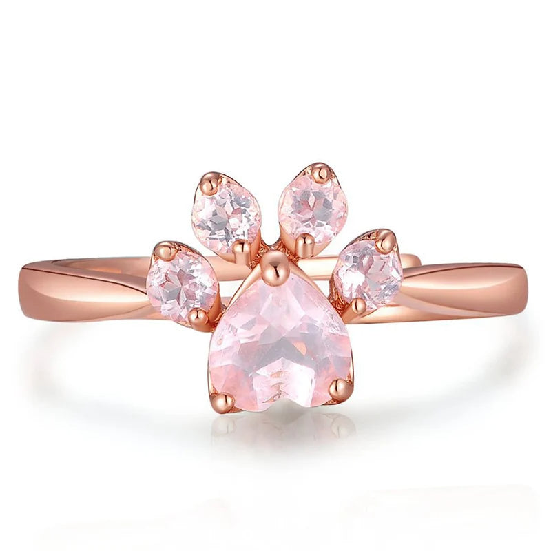 Paw Divine Quartz Ring