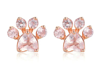 Paw Divine Quartz Earring