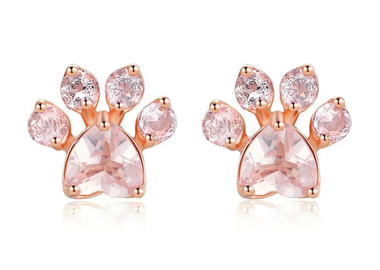 Paw Divine Quartz Earring